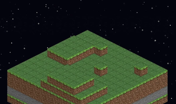 Animated gif showing water and lava fluid simulation
